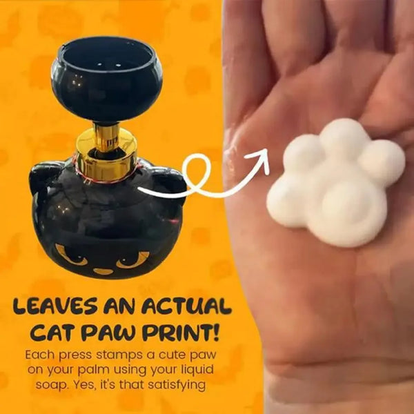 Cat Pawprint Foam Soap Dispenser