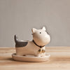 Miniatures Ceramic Dog Vase