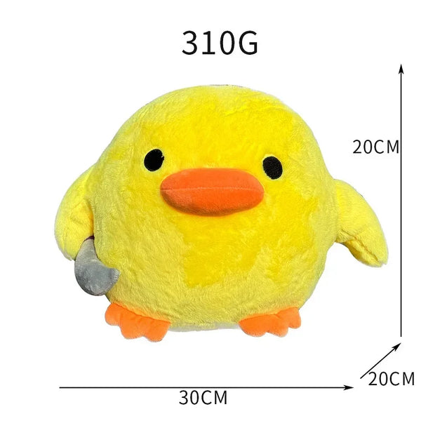 Little Yellow Duck With Knife Plush