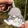 Rotating Cat Playful Keychain