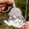 Rotating Cat Playful Keychain