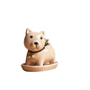 Miniatures Ceramic Dog Vase