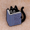 How To Buy New Books Cat Pin